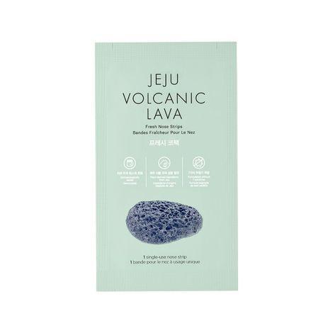 the face shop jeju volcanic lava fresh nose strips, 7 g