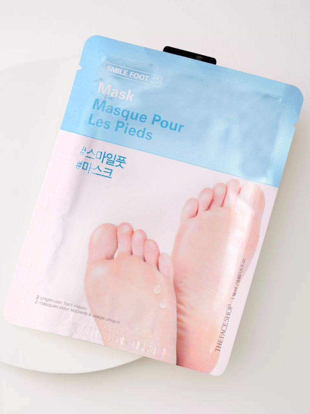 the face shop smile foot mask 18ml
