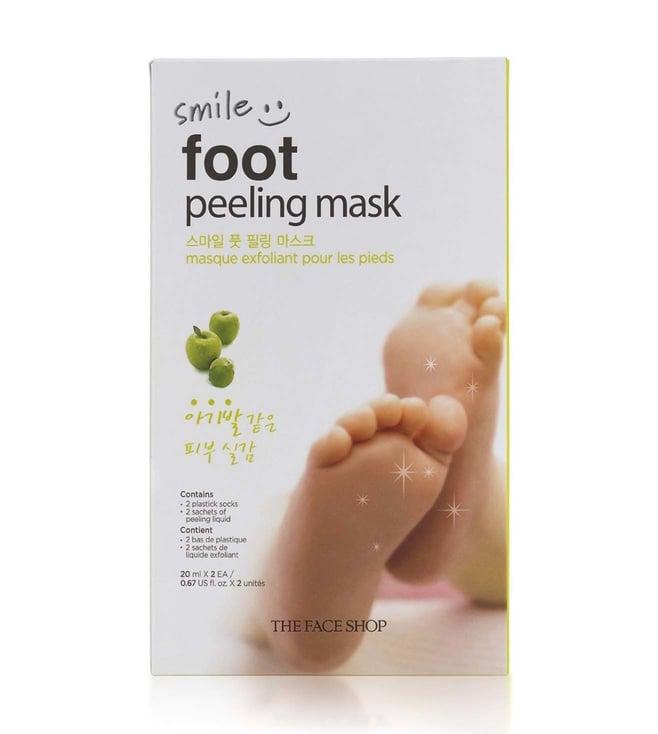 the face shop smile foot peeling mask