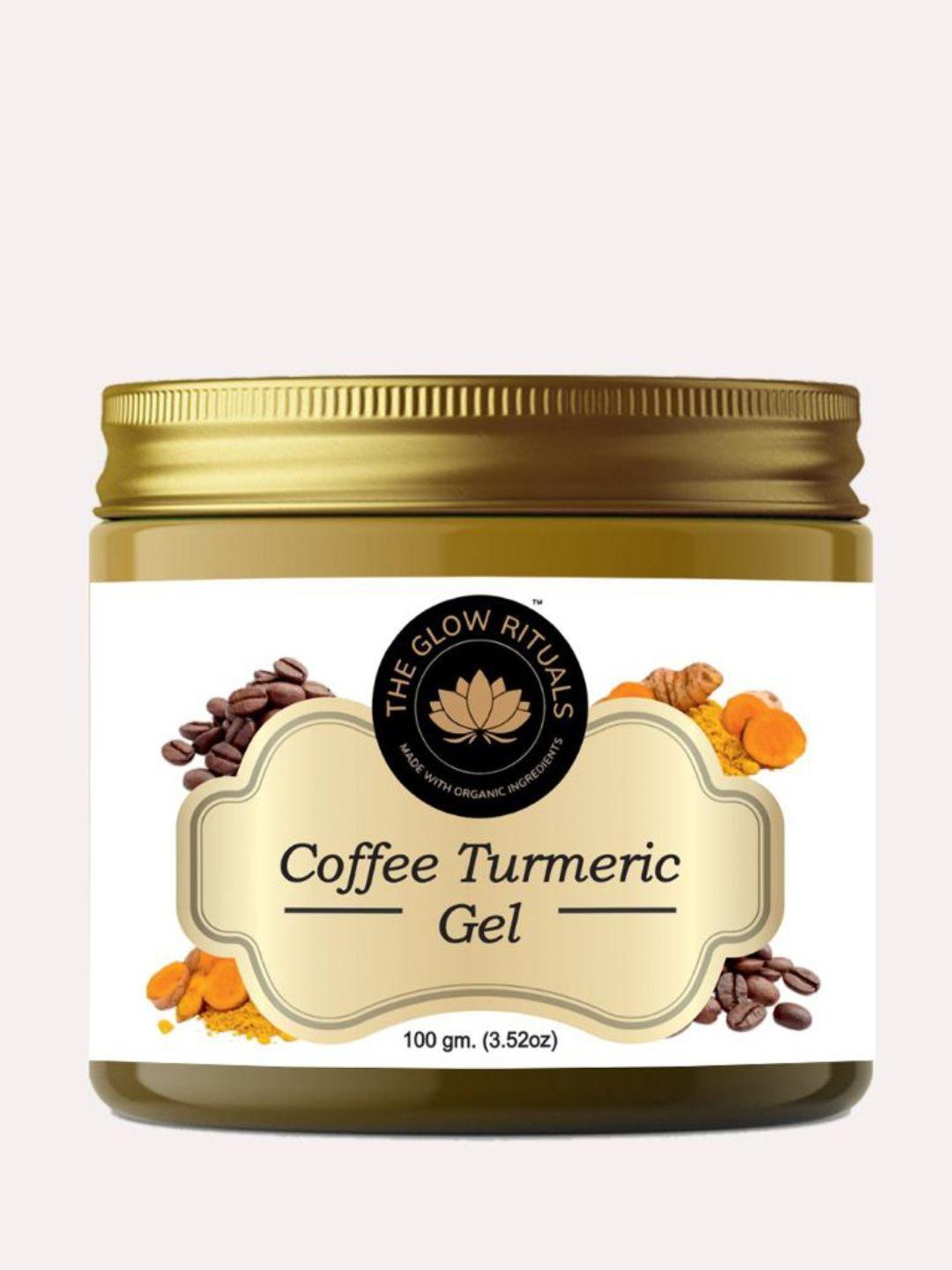 the glow rituals coffee turmeric face gel 100g