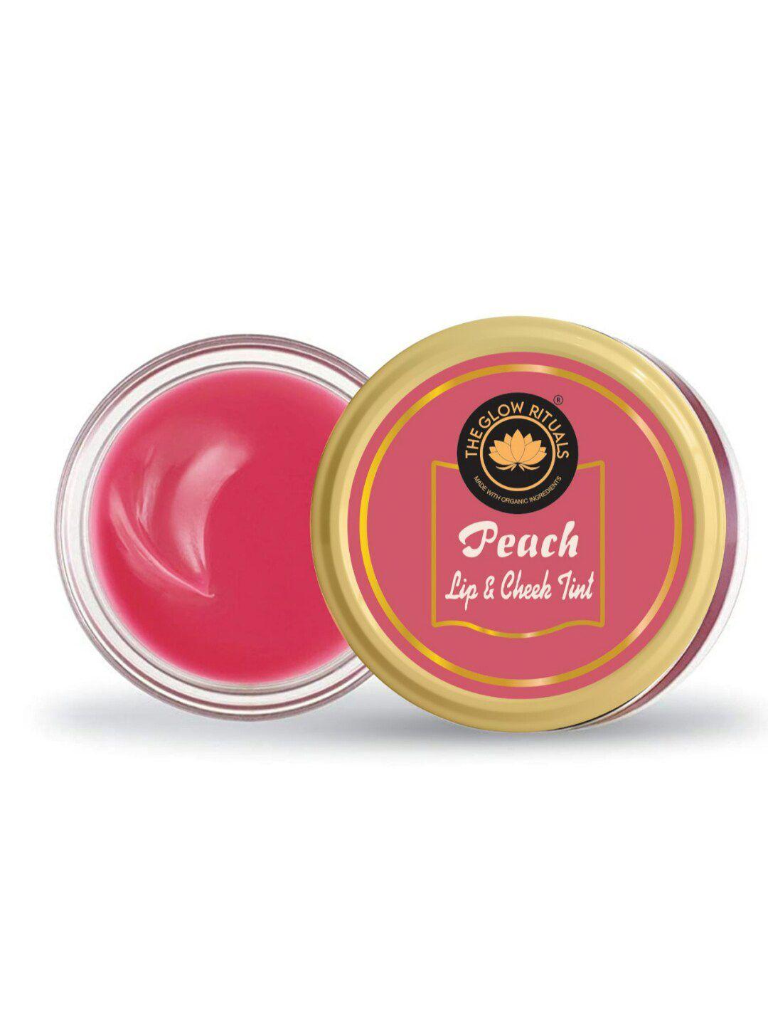 the glow rituals peach lip & cheek tint - peach