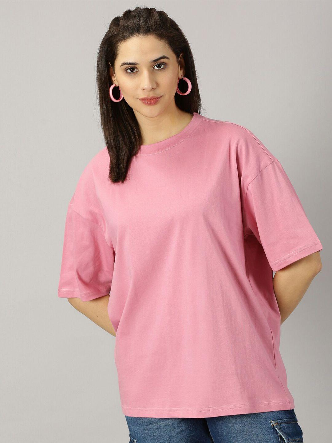 the hollander round neck drop-shoulder sleeves pure cotton oversized t-shirt
