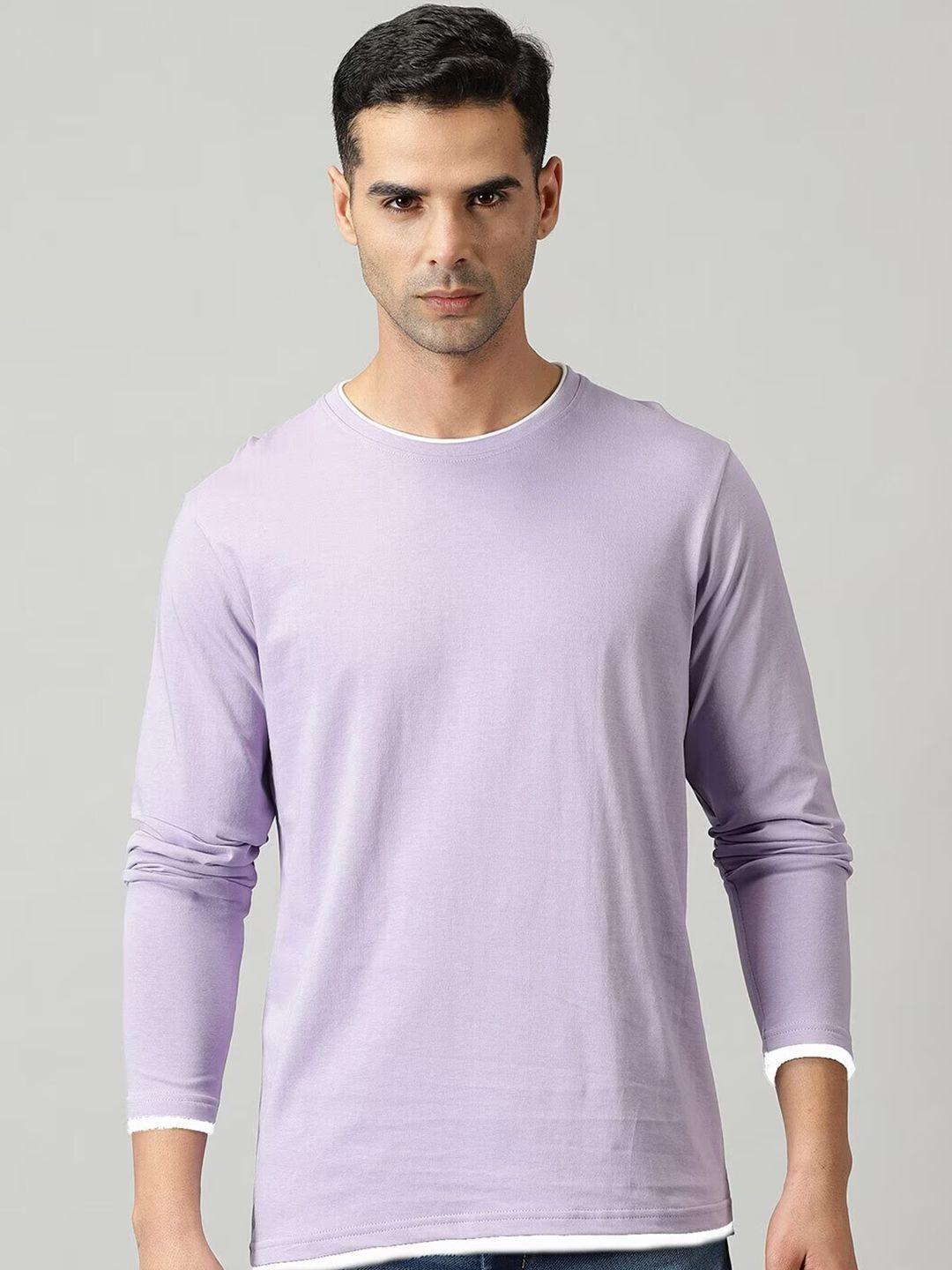 the hollander round neck long sleeves pure cotton t-shirt