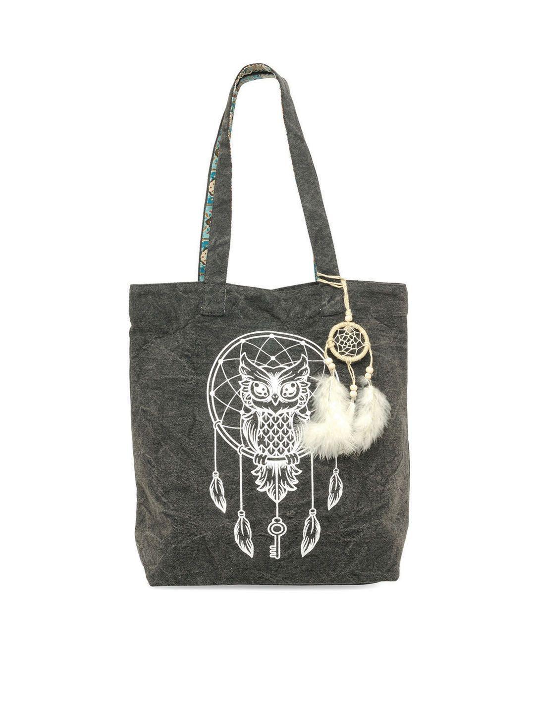 the house of tara printed structured tote bag