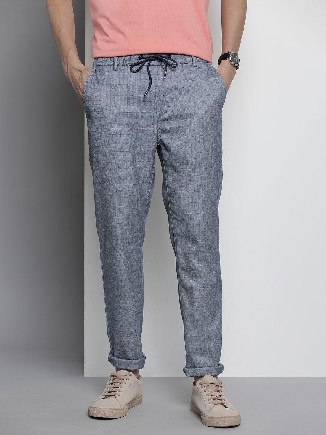 the indian garage co men checked trousers