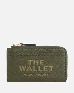 the leather top zip multi wallet