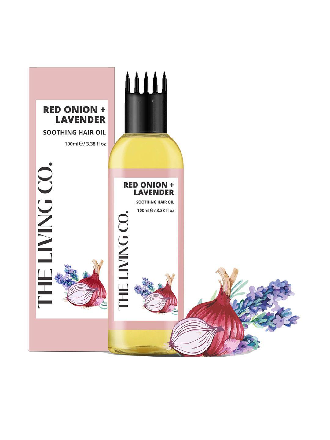 the living co. red onion & lavender hair oil 100ml