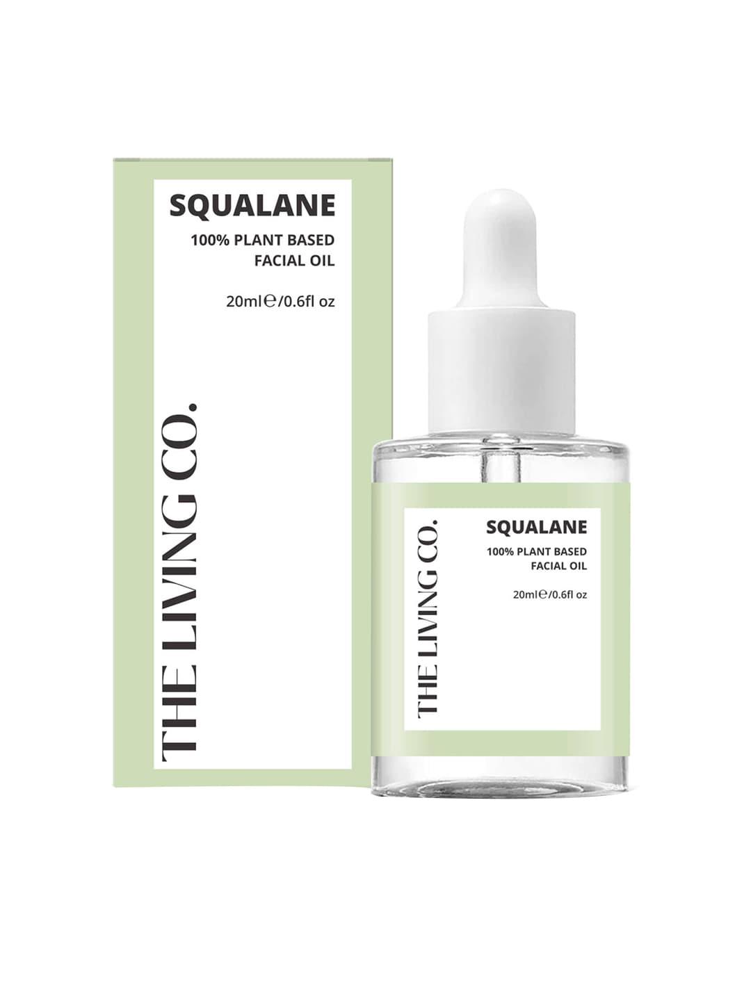 the living co. squalane 100% plant-based facial oil - 20 ml