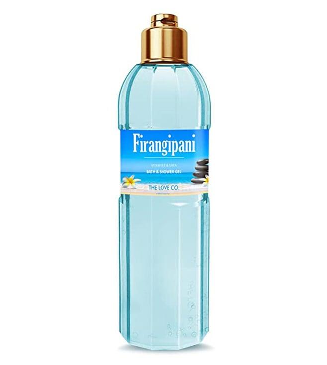 the love co. firangipani bath & shower gel - 250 ml