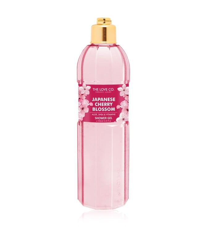 the love co. japanese cherry blossom bath & shower gel - 250 ml