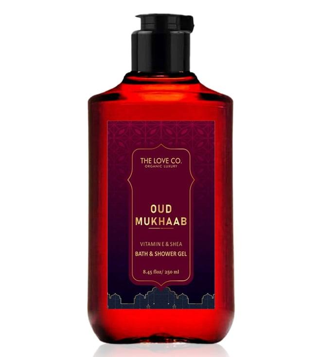 the love co. oud mukhaab bath & shower gel - 250 ml
