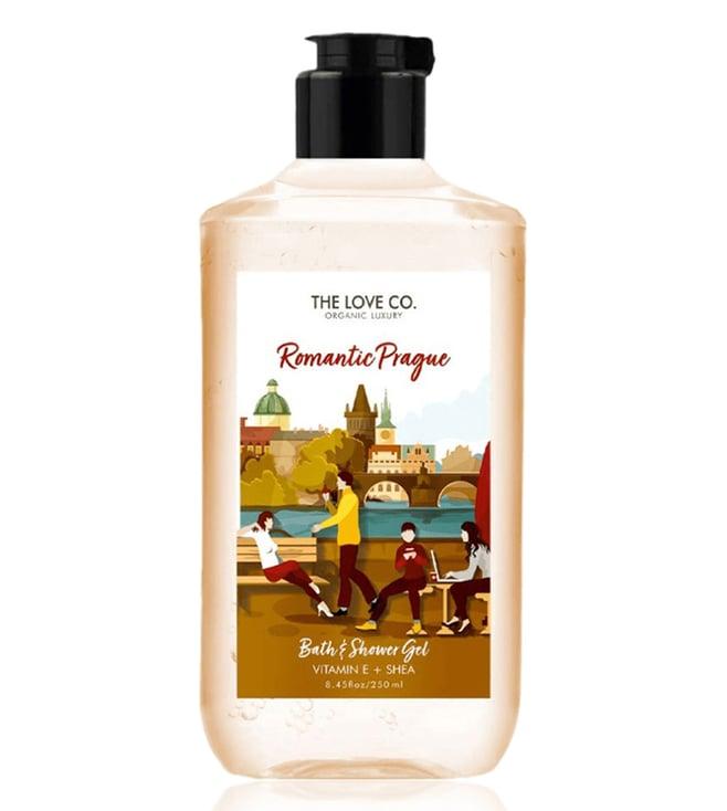 the love co. romantic prague bath & shower gel - 250 ml