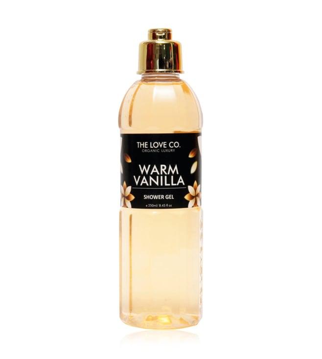 the love co. warm vanilla bath & shower gel - 250 ml
