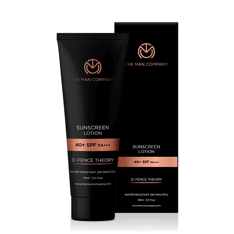 the man company sunscreen lotion for men spf 40+