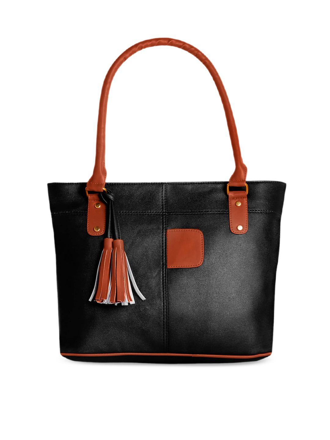 the mini needle structured shoulder bag with tasselled