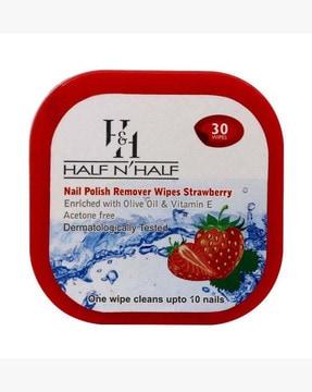 the nail polish remover wipes - strawberry