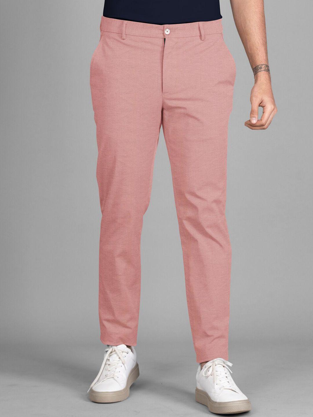 the pant project men cotton tailored slim fit chinos trousers