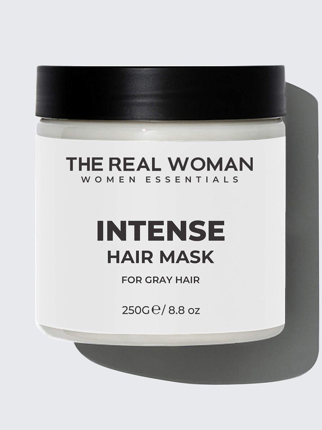 the real woman intense hair mask for gray hair - 200 gm