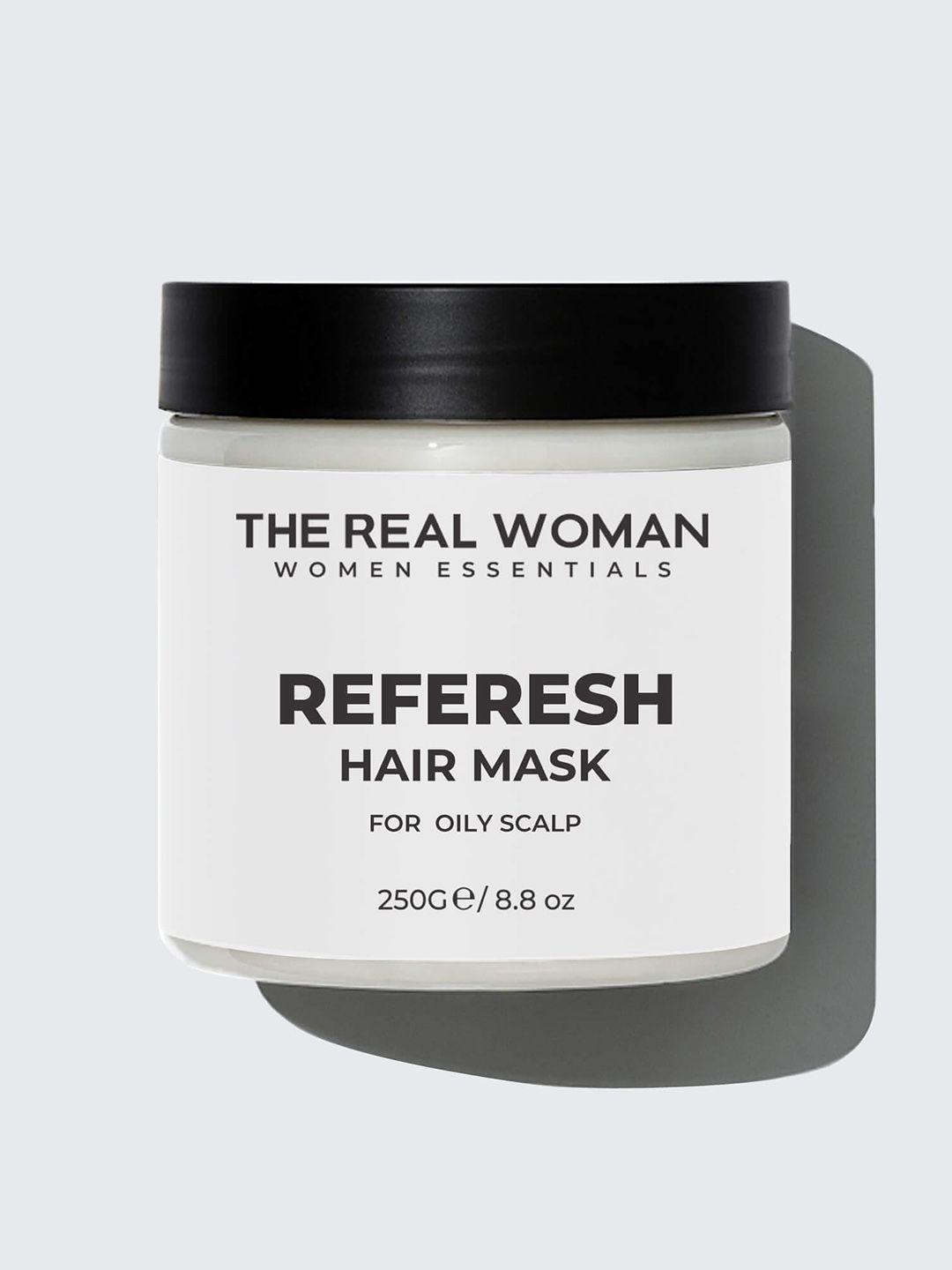 the real woman refresh hair mask for oily scalp - 250 g