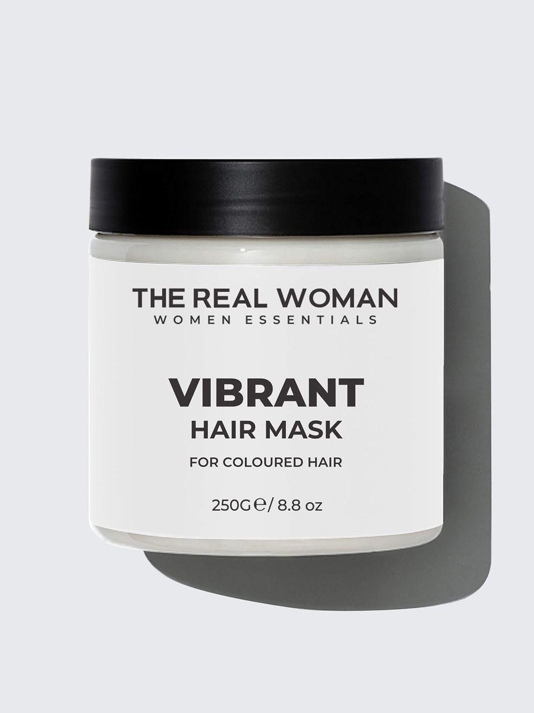 the real woman vibrant hair mask for coloured hair - 200 gm