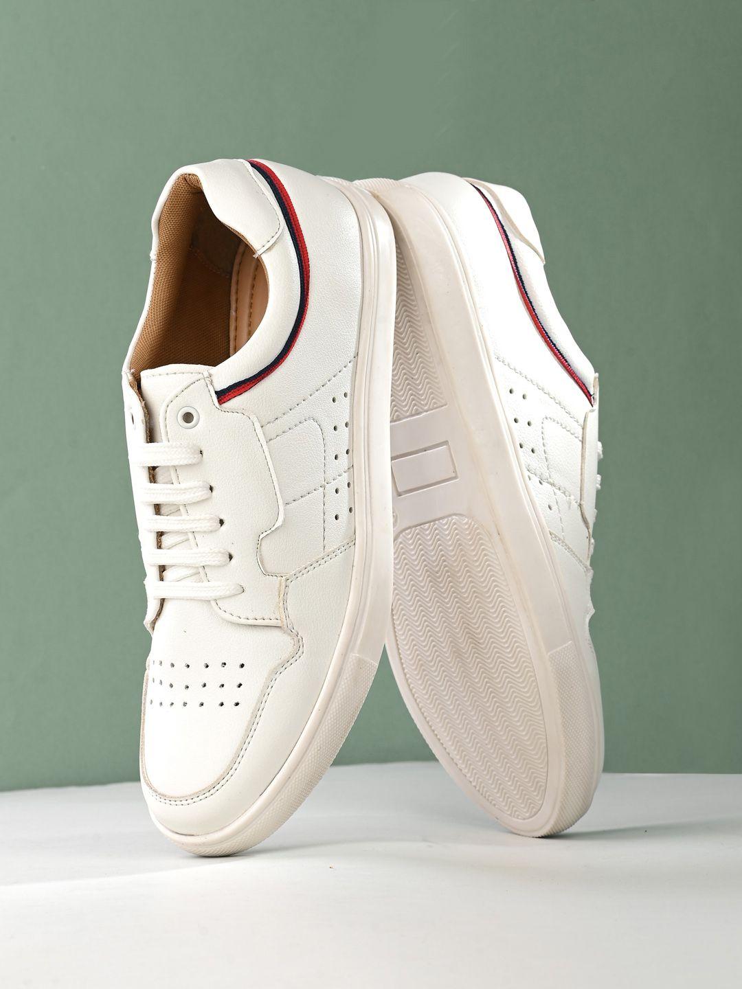 the roadster co. men perforated lightweight sneakers