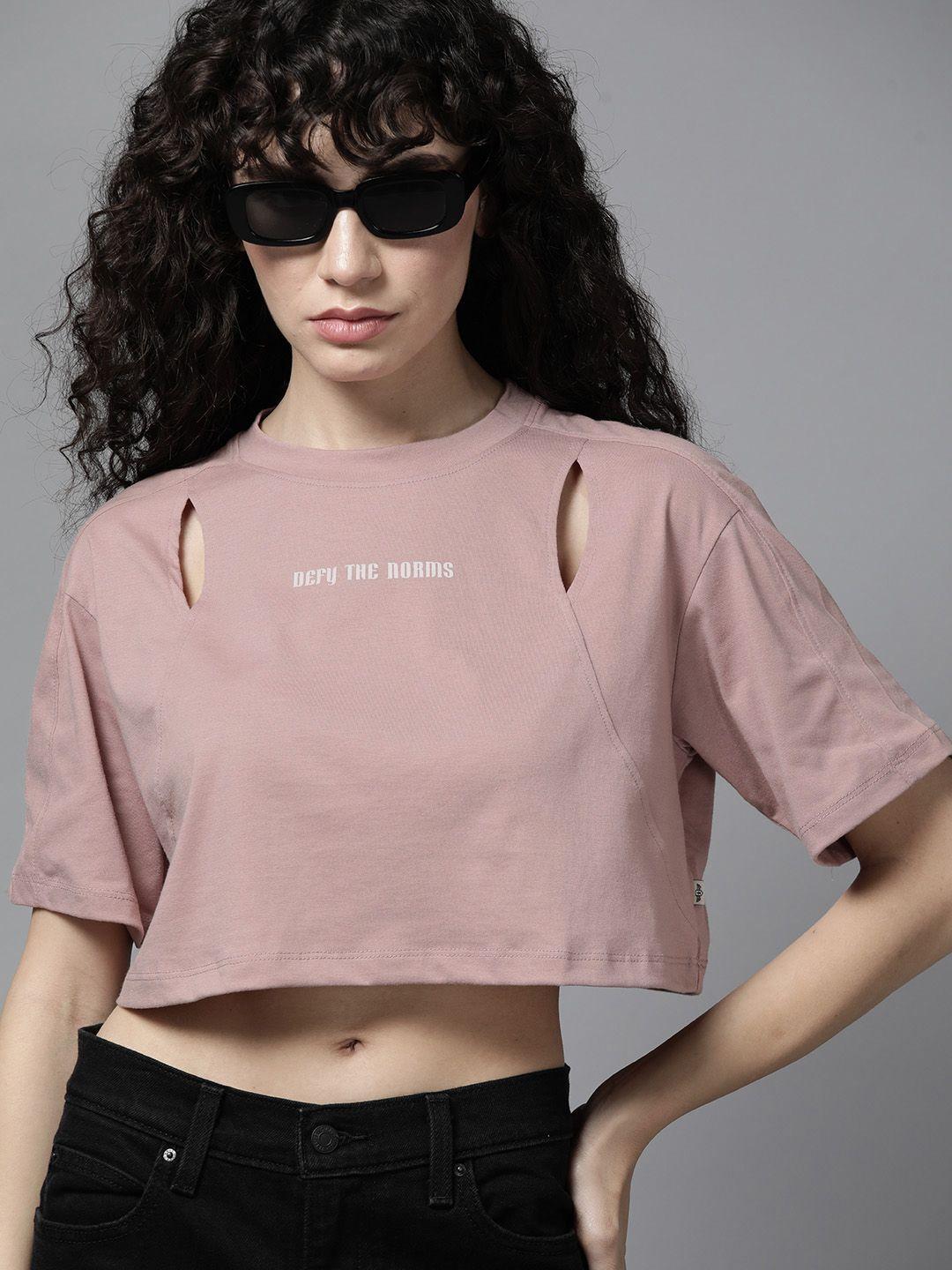 the roadster lifestyle co. drop-shoulder cut-out detail boxy t-shirt
