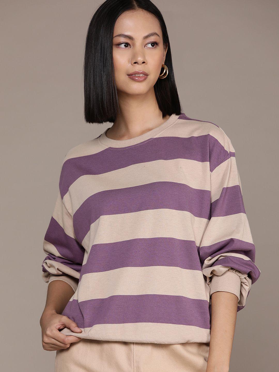 the roadster lifestyle co. striped oversized t-shirt
