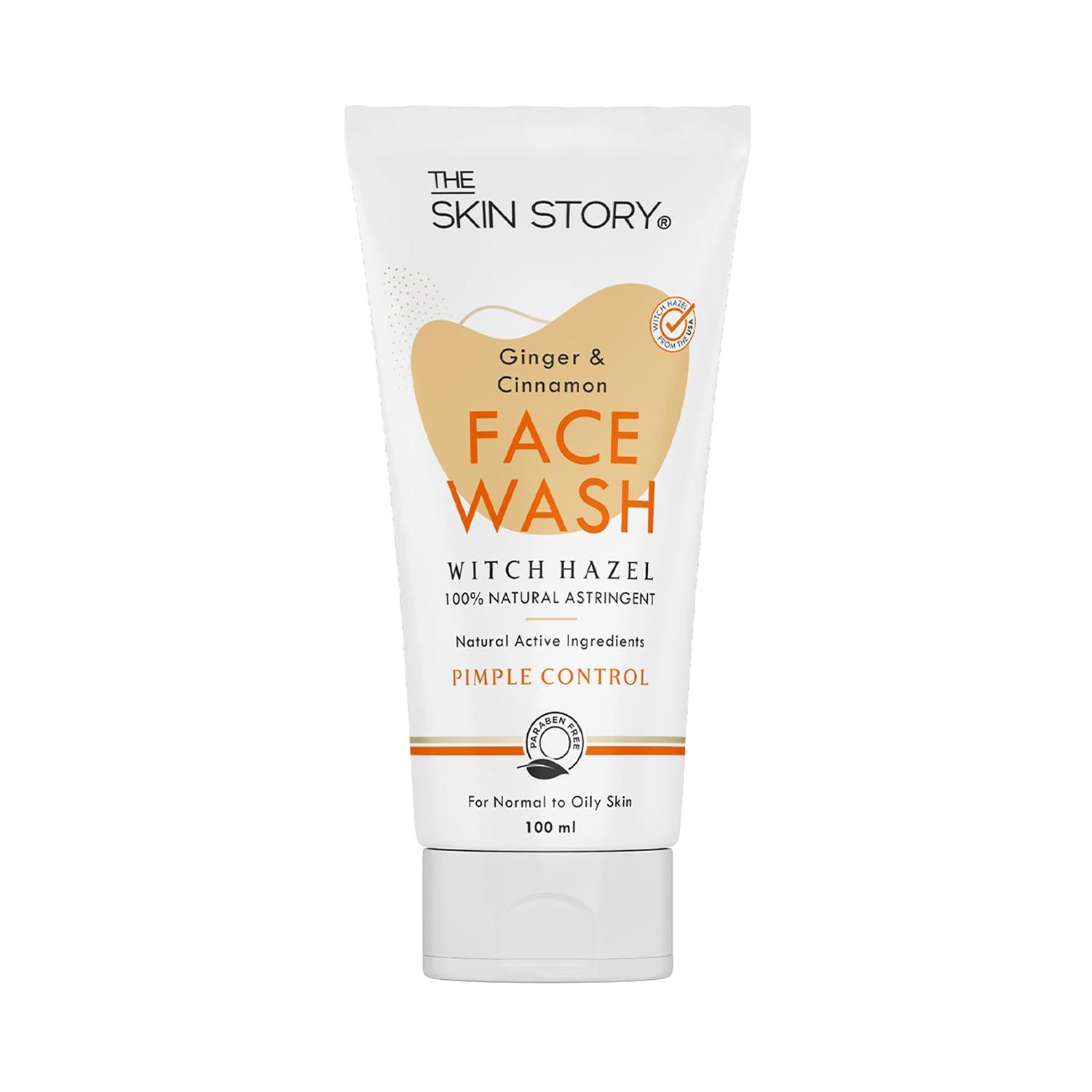 the skin story ginger & cinnamon facewash (100ml)