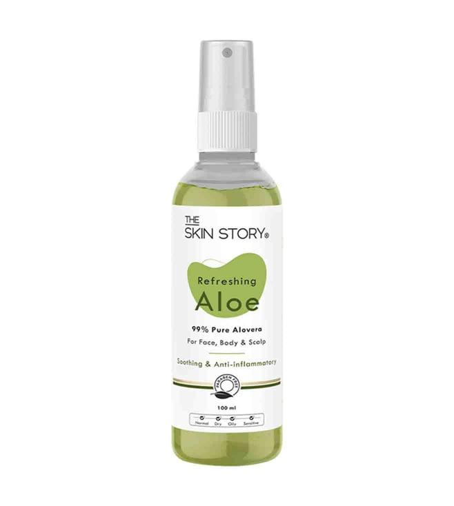 the skin story refreshing aloe mist for face, body and scalp - 100 ml