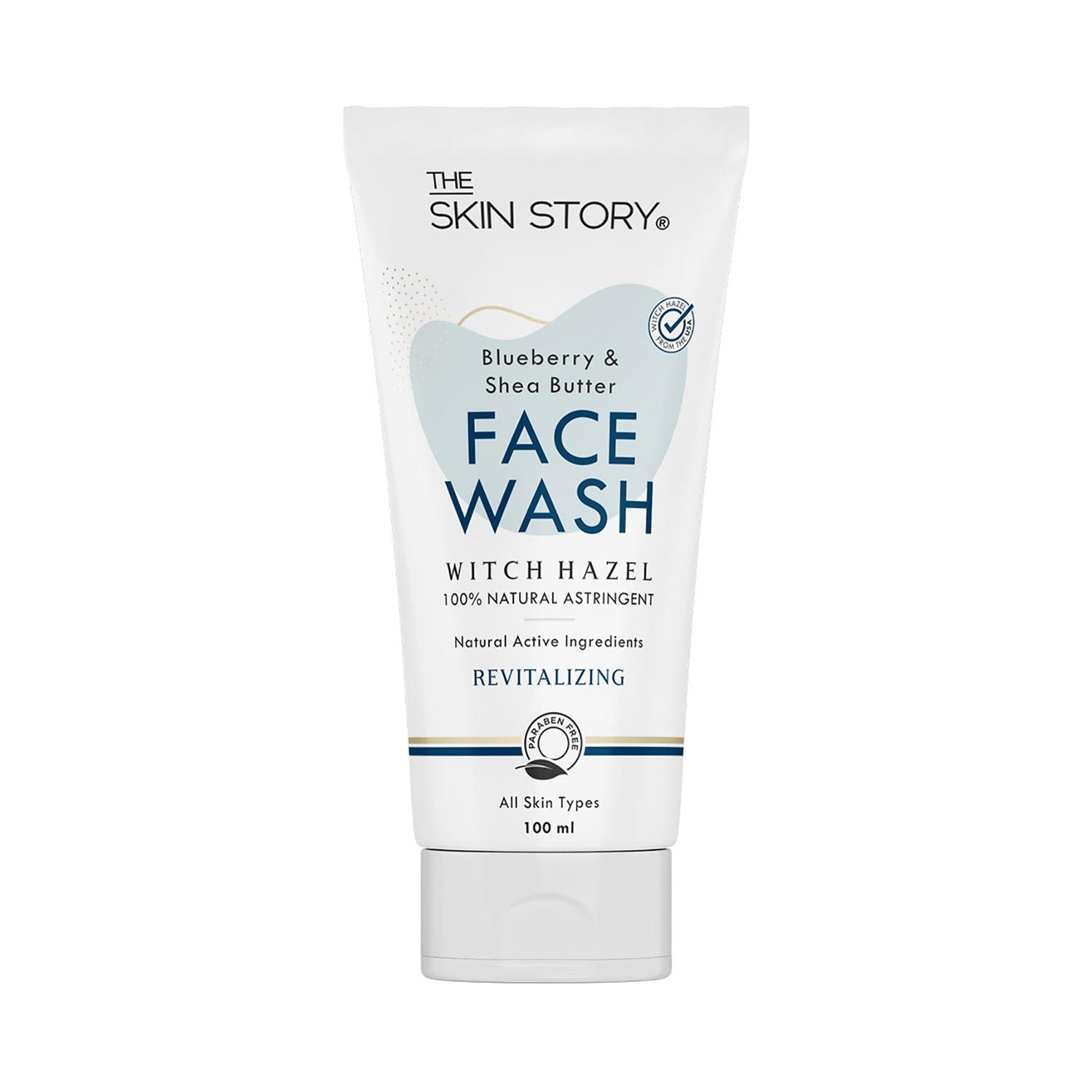 the skin story shea butter & blueberry facewash (100ml)