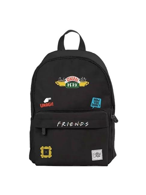 the souled store black small backpack