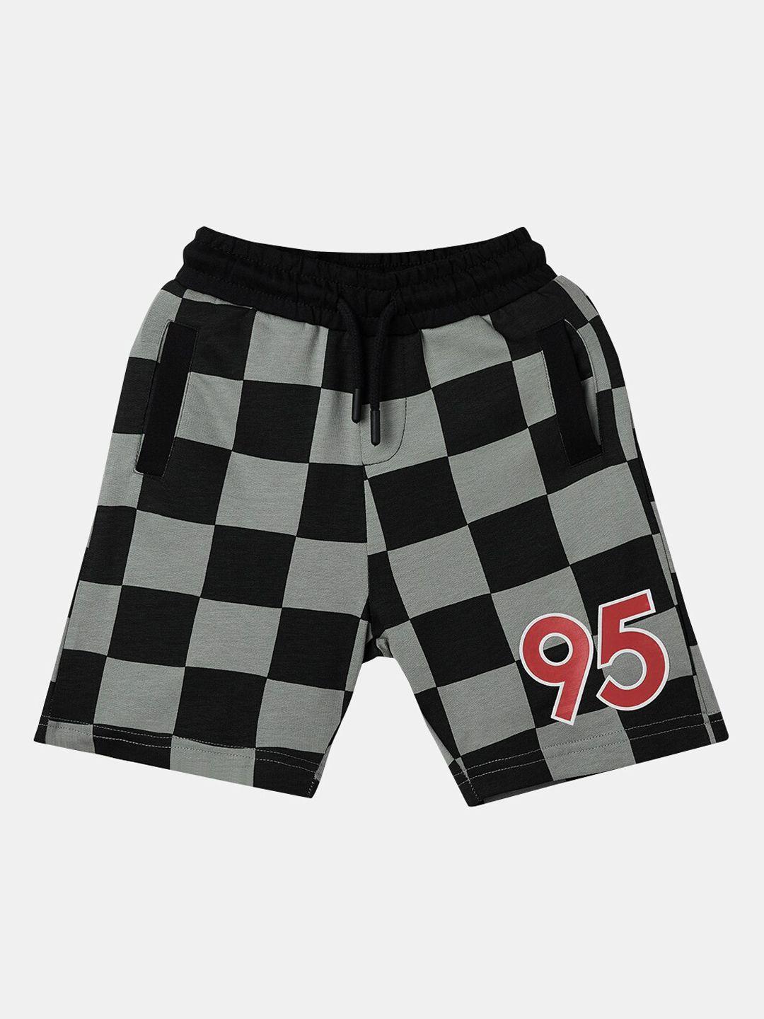 the souled store boys grey printed cars shorts