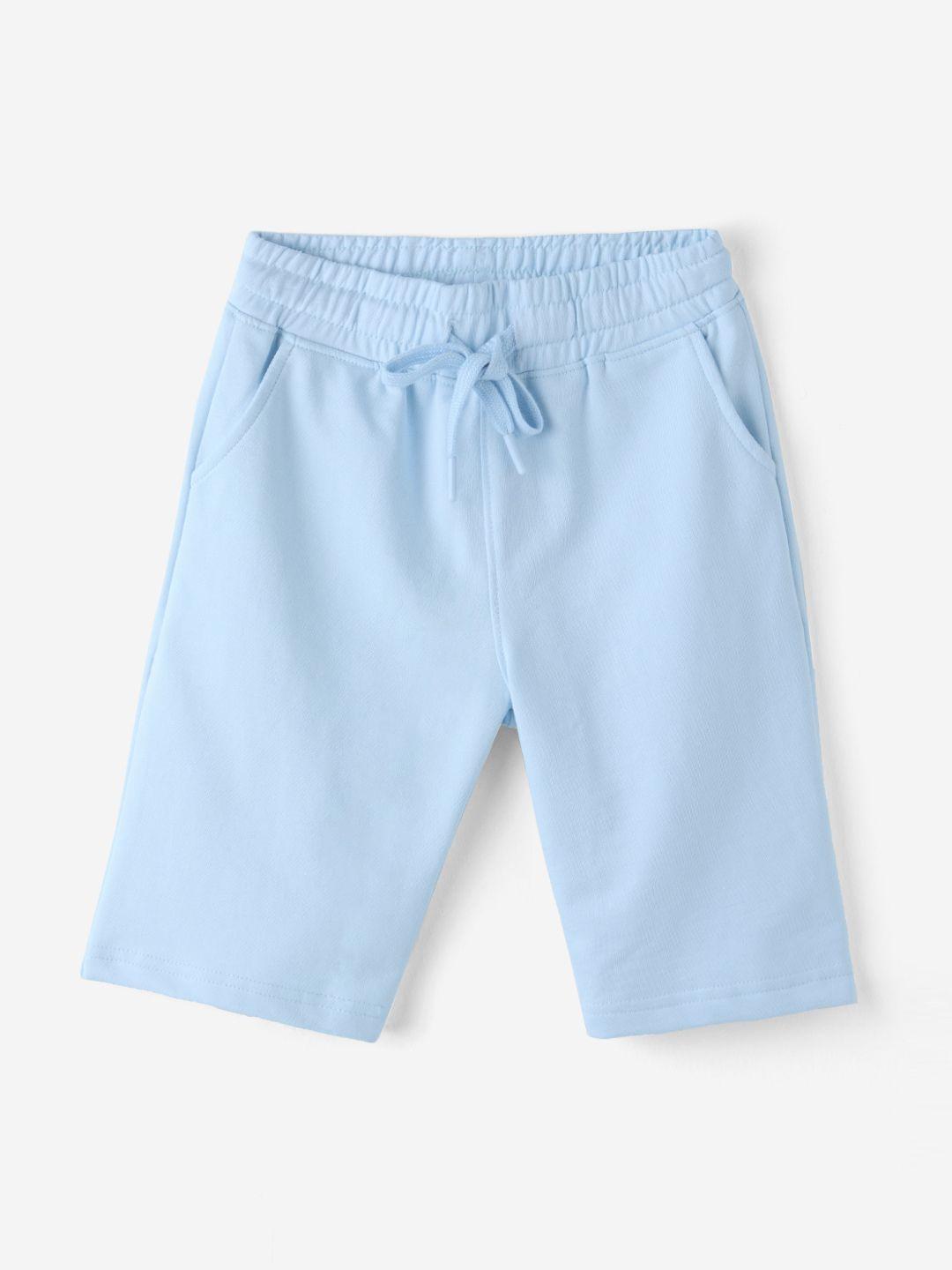 the souled store boys mid-rise casual pure cotton shorts