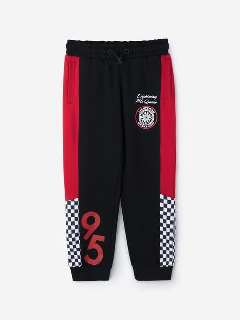 the souled store kids multicolor printed joggers