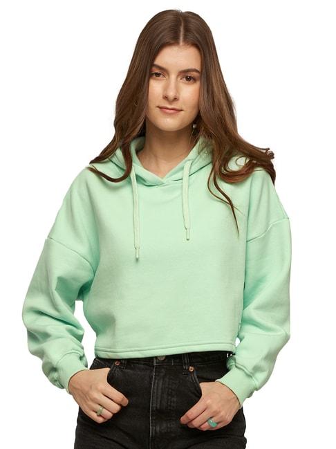 the souled store light green hoodie