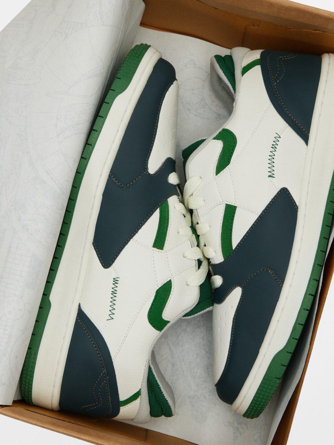 the souled store men colourblocked sneakers