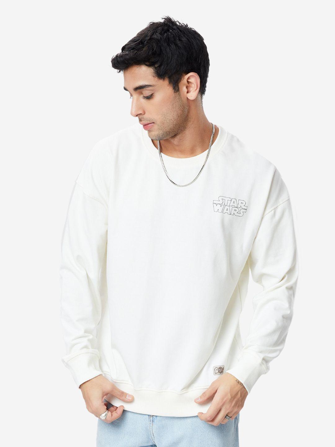 the souled store men cotton printed sweatshirt