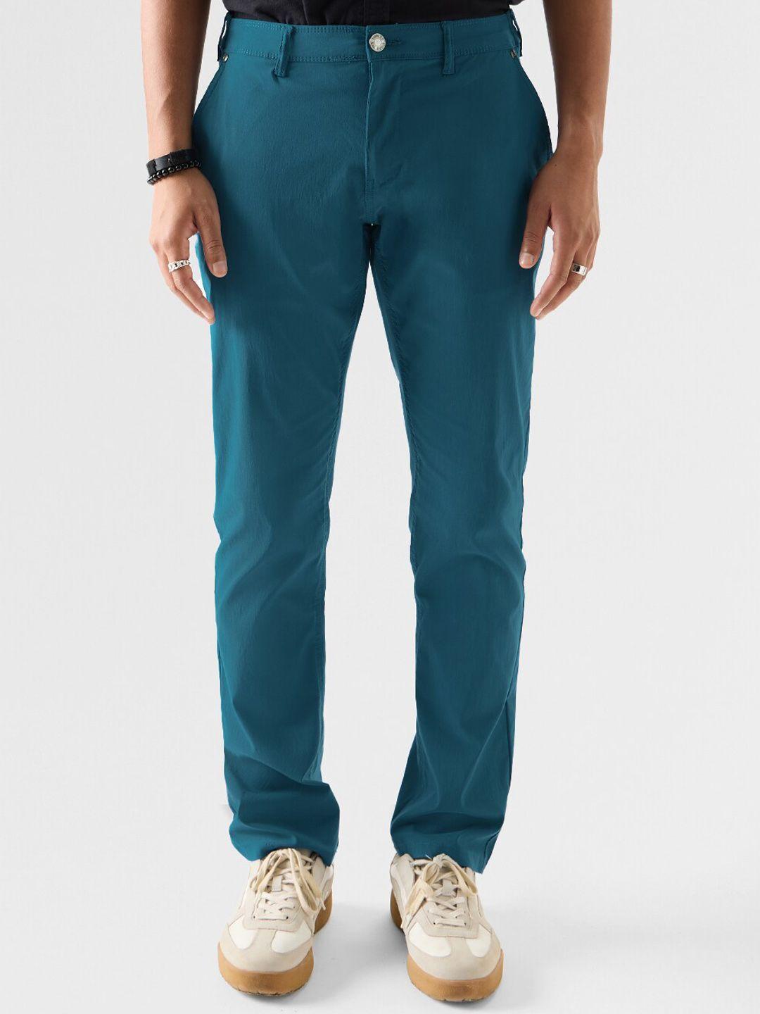 the souled store men relaxed mid-rise trousers