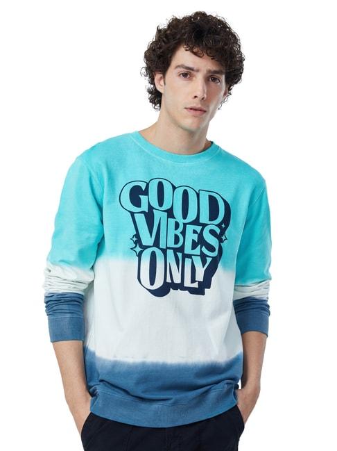 the souled store multicolor good vibes only print sweatshirt