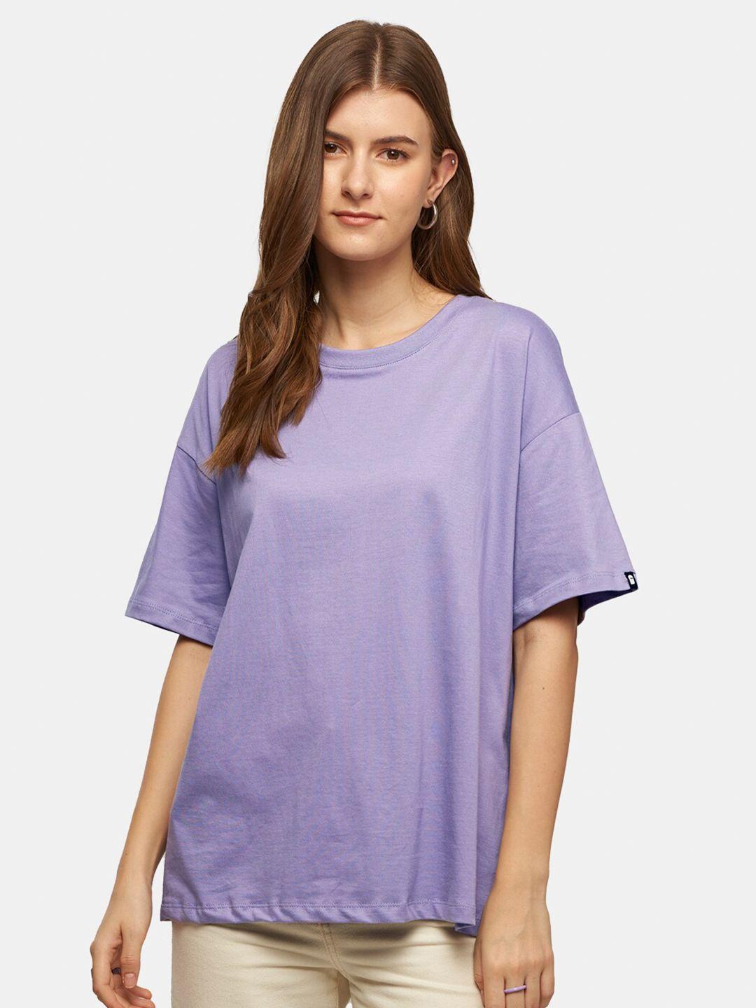 the souled store women round neck oversized t-shirt