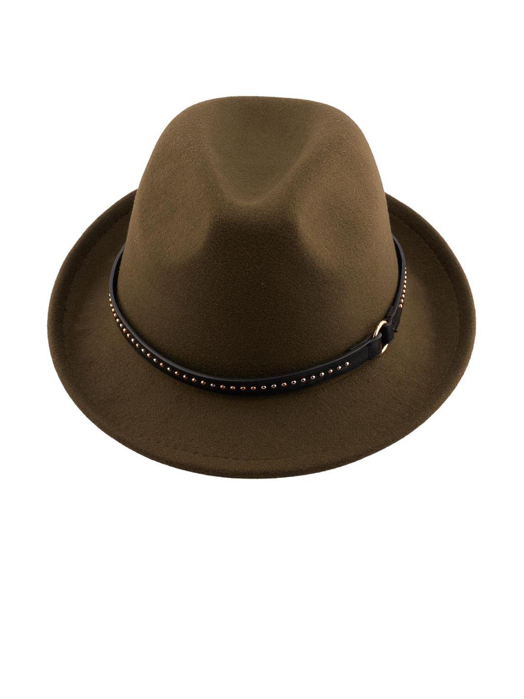 the tie hub men solid fedora hat