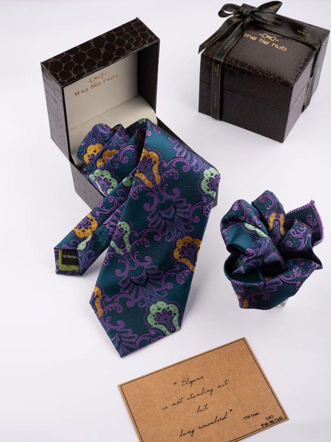 the tie hub printed accessory gift set