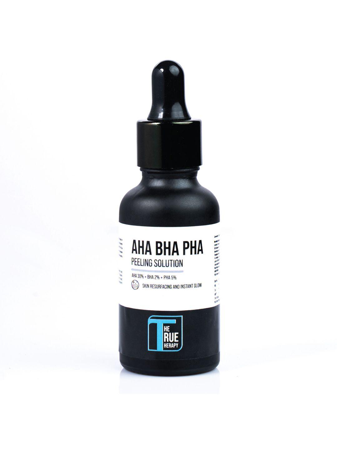 the true therapy aha bha pha peeling solution for instant glow - 30 ml