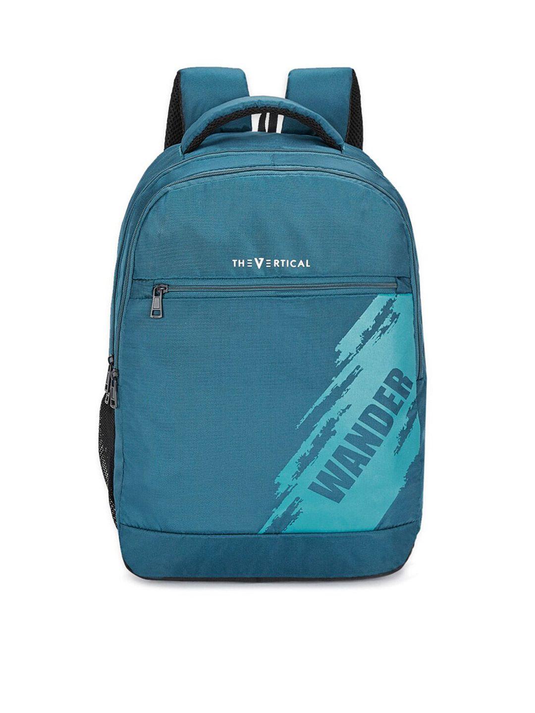 the vertical unisex typography backpack