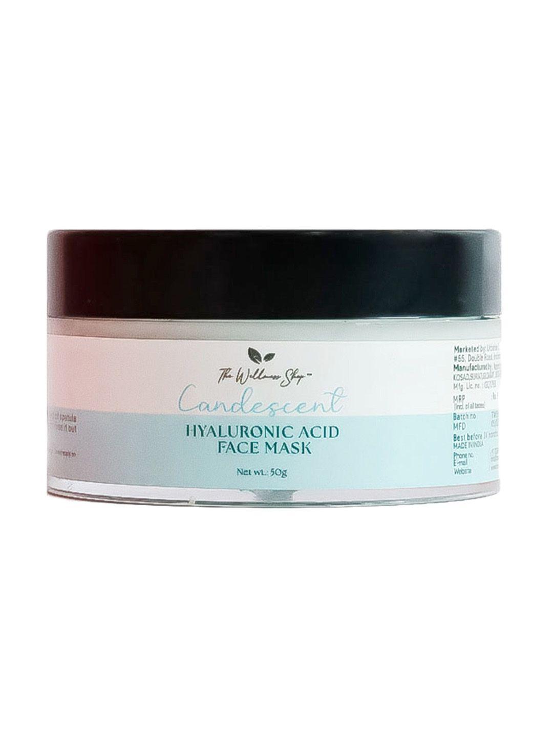 the wellness shop candescent hyaluronic acid face mask - 50ml