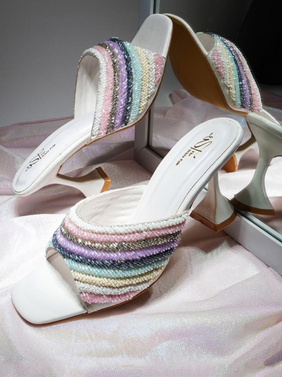 the-white-pole-embellished-block-heels