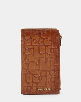 the wise embossed travel wallet