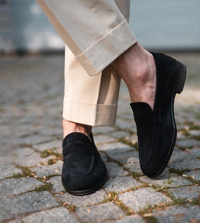 the alternate suede loafers - black