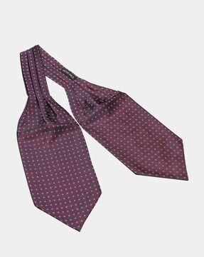 the amalfi micro print cravat