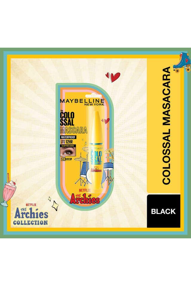 the archies limited edition colossal waterproof mascara - black, 10 ml